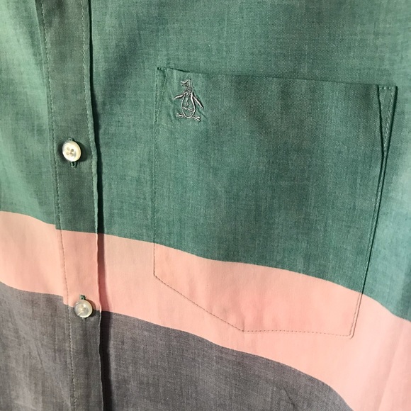 Men’s short sleeve button up size L - Picture 3 of 3